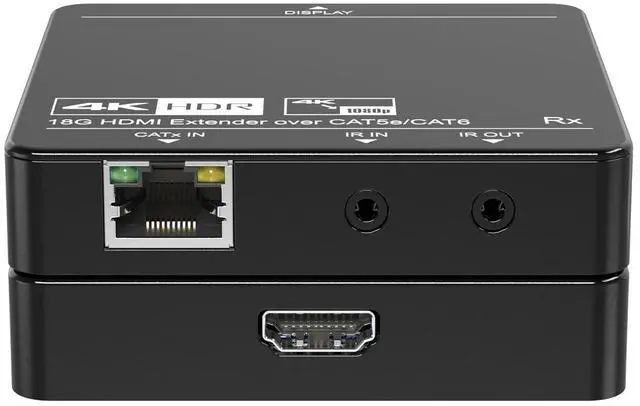 Alt view image 4 of 6 - 4K60 Video Extender with HDMI up to 70m Over a Single CAT6/6a Ethernet Cable