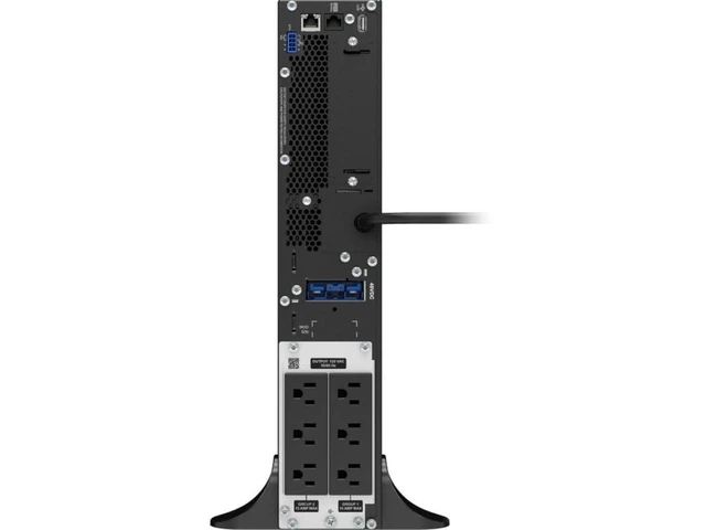 Alt view image 3 of 3 - APC Smart-UPS On-Line, 1500VA, Tower, 120V, 6x 5-15R NEMA outlets, SmartSlot, Extended runtime, W/O rail kit - Rack