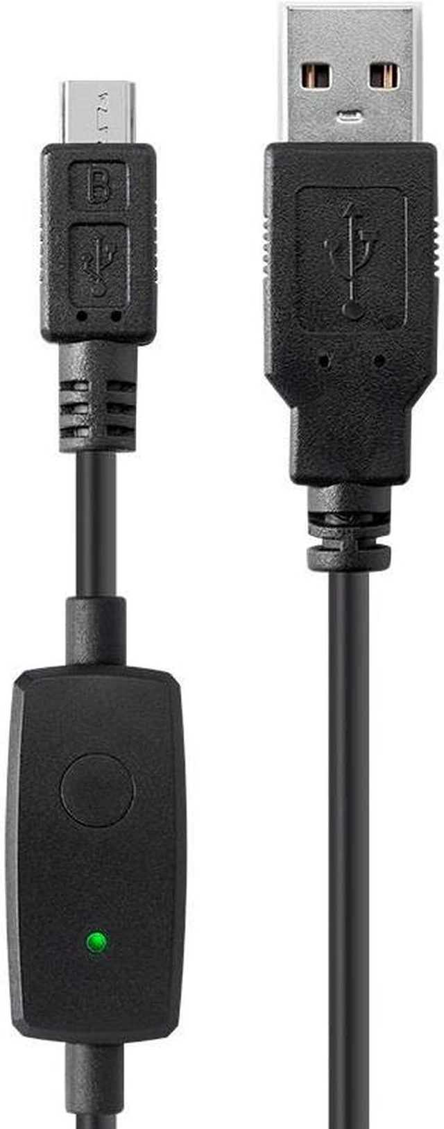 Main image of USB 2.0 to Micro B Sync & Fast Charge Cable with Data Transfer Protection On/Off Switch – 30/20 AWG 4.5ft