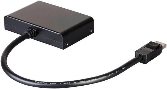 Alt view image 4 of 20 - Monoprice 2-Port DisplayPort 1.2 to HDMI Multi-Stream Transport (MST) Hub, Ideal For Digital Signage And Large Video Displays In Schools, Churches