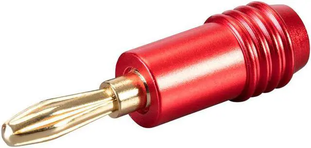 Alt view image 2 of 10 - Monoprice 2 Pair Affinity Series 24k Gold Speaker Banana Plug