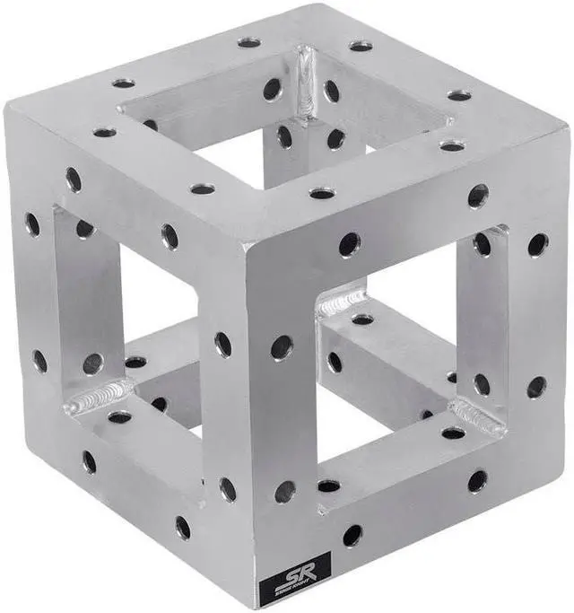 Alt view image 2 of 5 - Monoprice 8in x 8in Lite Duty Box Truss | 6-Way Corner With Hardware, Up to 500 pounds load capacity - Stage Right Series