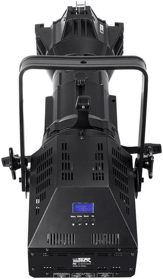 Alt view image 5 of 6 - Monoprice COB LED Ellipsoidal - White | 3200K  19 Degree With Gobo Holder, 200W, 3-channel DMX control