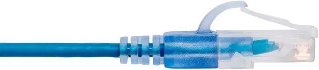 Alt view image 4 of 5 - Monoprice SlimRun Cat6A Ethernet Patch Cable - Network Internet Cord - RJ45, Stranded, UTP, Pure Bare Copper Wire, 30AWG, 2ft, 10-Color, 10-Pack