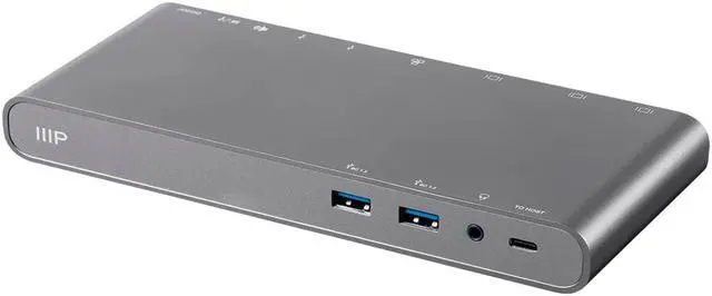 Main image of Monoprice USB-C to USB 3.0 USB-C Port USB-C Power Delivery Port |100W, 10Gbps, 2-Port, with Folding USB Type-C Connector - Mobile Series