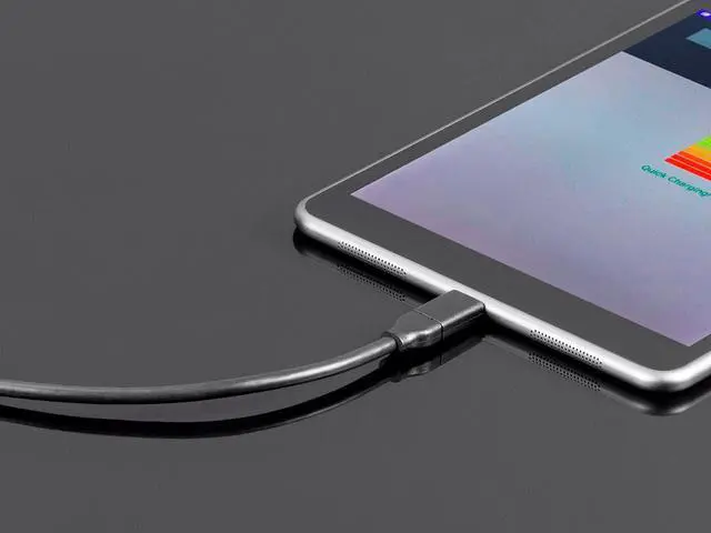 Alt view image 6 of 6 - Monoprice USB C to USB A 2.0 Cable - 2 Meters (6.6 Feet) - Black | Fast Charging, High Speed, 480Mbps, 3A, 26AWG, Type C, Compatible with Samsung Galaxy and More - Essentials Series