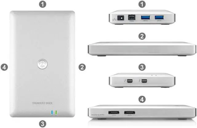 AKiTiO Thunder2 Dock - Newegg.com