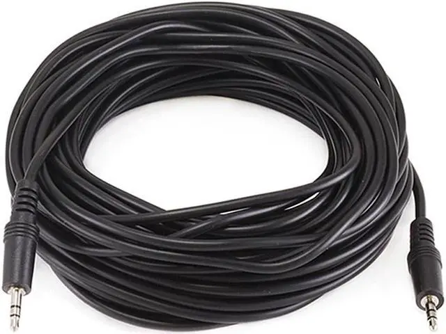 Main image of Monoprice 50ft 3.5mm (1/8") Stereo Male-Male Cable - Black