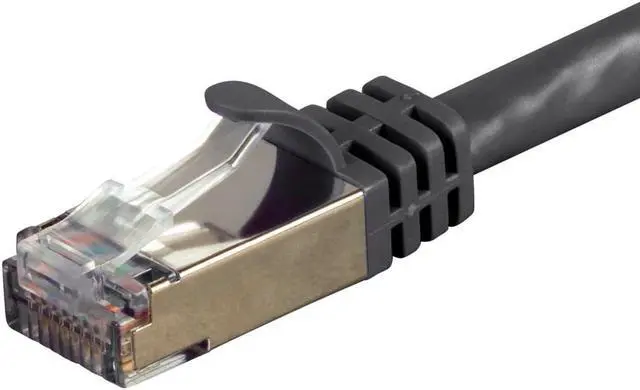 Alt view image 3 of 7 - Monoprice Cat7 Ethernet Network Patch Cable - 100 feet - Black | 26AWG, Shielded, (S/FTP) - Entegrade Series