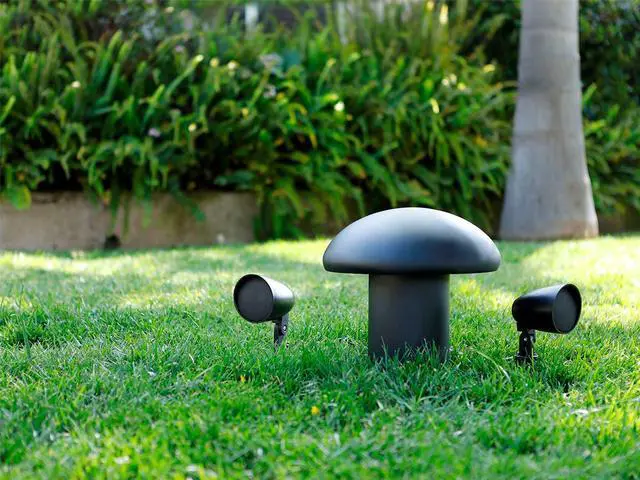 Alt view image 4 of 10 - Monoprice Outdoor 2.1 Speaker System with 8-inch Subwoofer and 2.5-inch Satellites (3 piece) - Sycamore Series