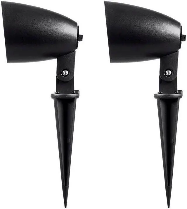 Alt view image 3 of 6 - Monoprice Outdoor 2.5-inch Satellite Garden Speaker (pair) - Sycamore Series