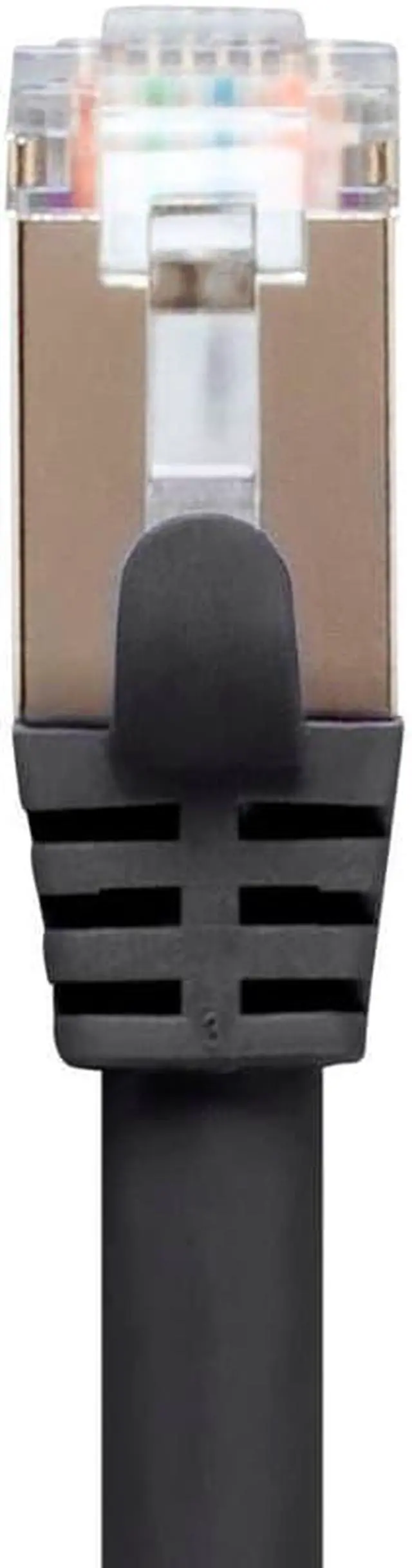 Alt view image 4 of 7 - Monoprice Cat7 Ethernet Network Patch Cable - 100 feet - Black | 26AWG, Shielded, (S/FTP) - Entegrade Series