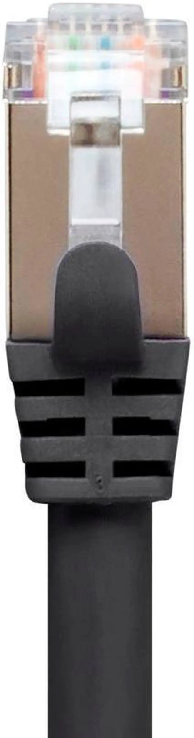 Alt view image 4 of 5 - Monoprice Cat7 Ethernet Network Patch Cable - 7 Feet - Black | 26AWG, Shielded, (S/FTP) - Entegrade Series