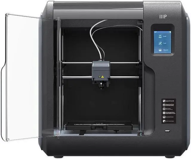 Alt view image 5 of 8 - Monoprice Voxel 3D Printer - Gray/Black with Removable Heated Build Plate (150 x 150 x 150mm) Fully Enclosed, Touch Screen, Assisted Level, Easy Wi-Fi