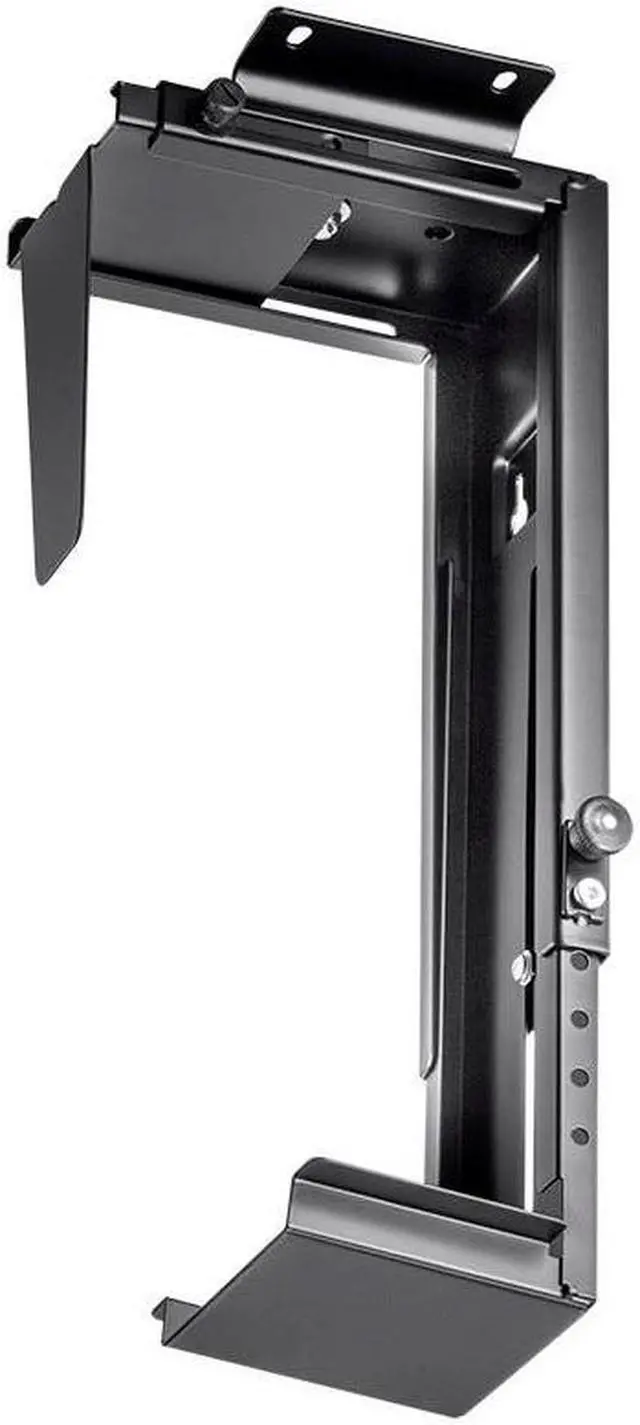 Alt view image 4 of 10 - Monoprice Computer Case CPU Tower Holder, Adjustable Under Desk Mount With Rotating Mechanism, Designed For Use With Sit-Stand Desks - Workstream Collection