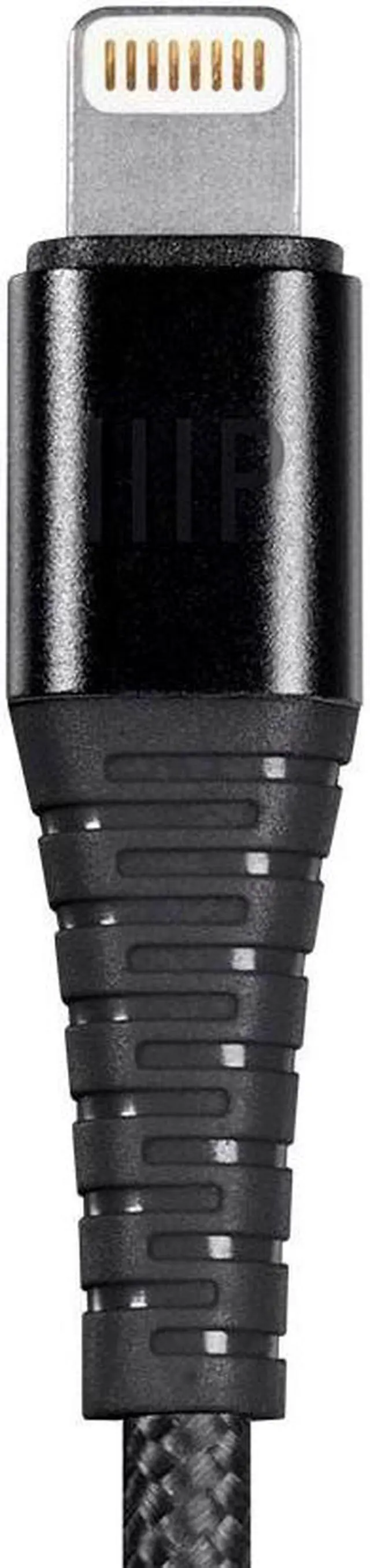 Alt view image 5 of 7 - Monoprice AtlasFlex Series Durable MFi Certified Lightning to USB Type-A Charge & Sync Nylon-Braid