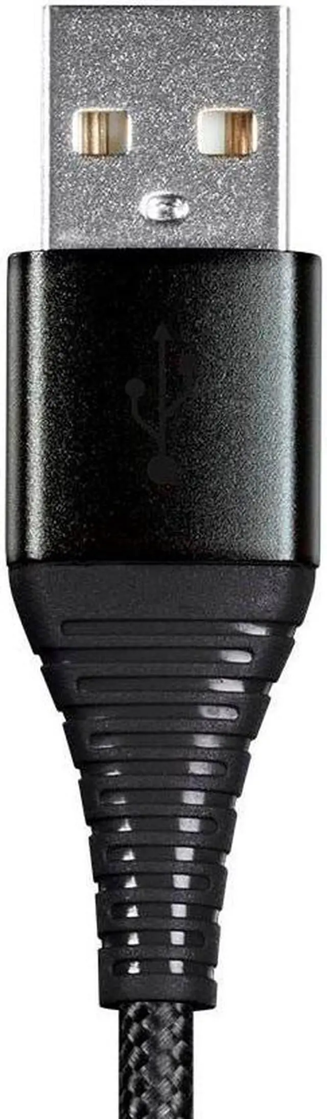 Alt view image 6 of 8 - MONOPRICE ATLASFLEX SERIES DURABLE USB 2.0 TYPE-C TO TYPE-A CHARGE & SYNC KEVLAR