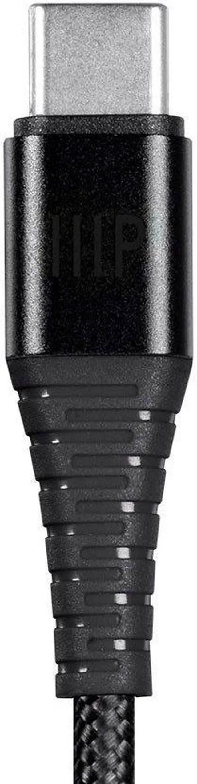 Alt view image 5 of 6 - Monoprice Nylon Braided USB C to USB A 2.0 Cable - 3 Feet - Black |Type C, Durable, Fast Charge for Samsung Galaxy S10/ Note 8, LG V20 and - AtlasFlex Series