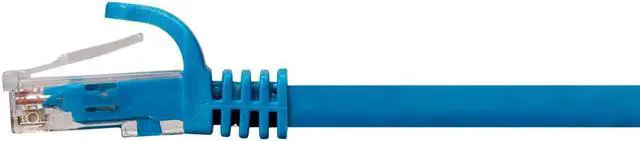 Alt view image 3 of 7 - Monoprice Cat6 Ethernet Patch Cable - 30 feet - Blue | Snagless, RJ45, 550Mhz, UTP, CMP, Plenum, Pure Bare Copper Wire, 23AWG - Entegrade Series