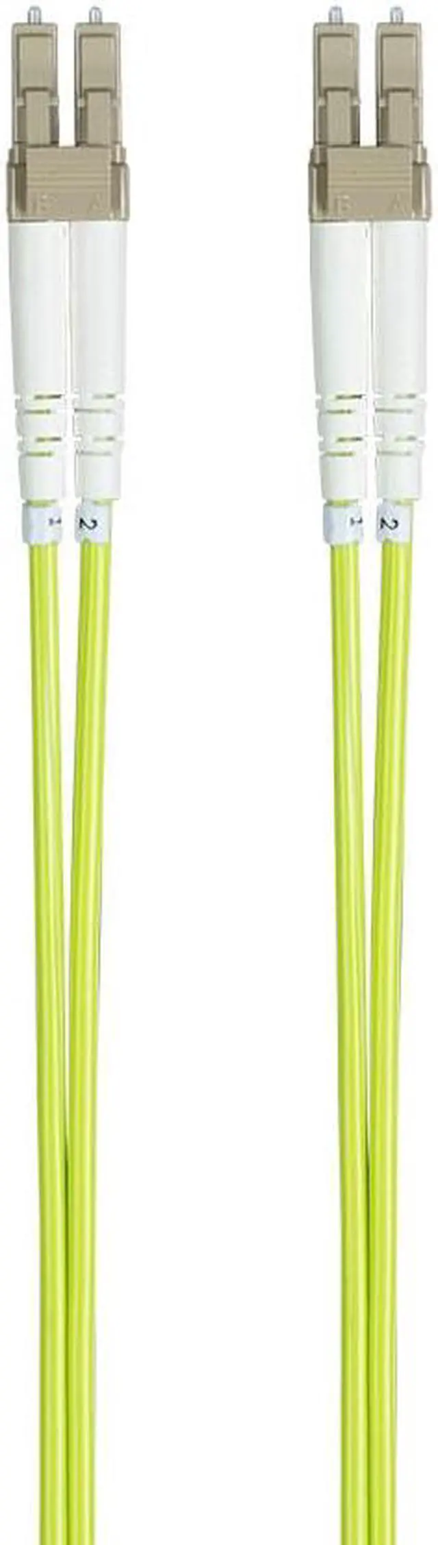 Alt view image 2 of 7 - Monoprice Fiber Optic Cable - Green - 3 Meter | OM5, LC/UPC-LC/UPC, Multi Mode Duplex, (50/125 Type) - Entegrade Series