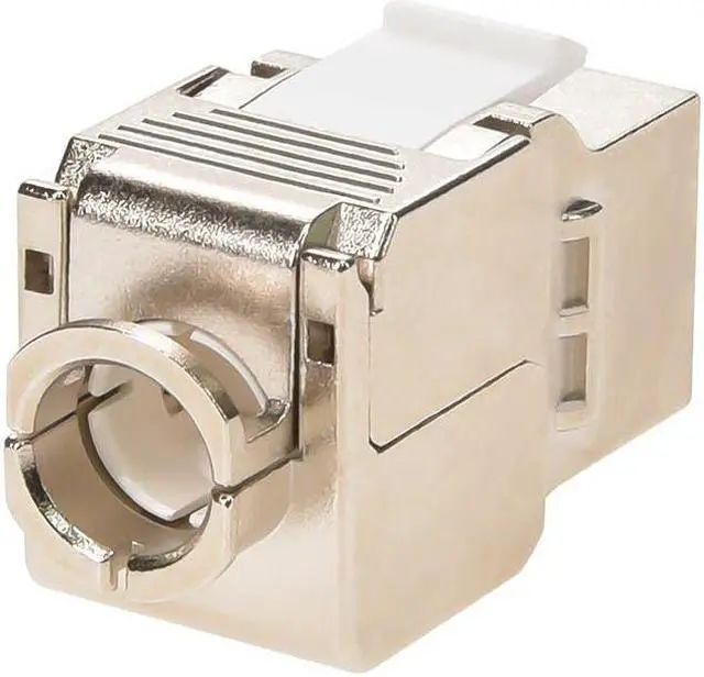 Alt view image 2 of 12 - Monoprice Cat7 or Cat6A RJ-45 Shielded Toolless Keystone Jack (10 pack) Shielded, Tool-Free Connection -  Entegrade Series