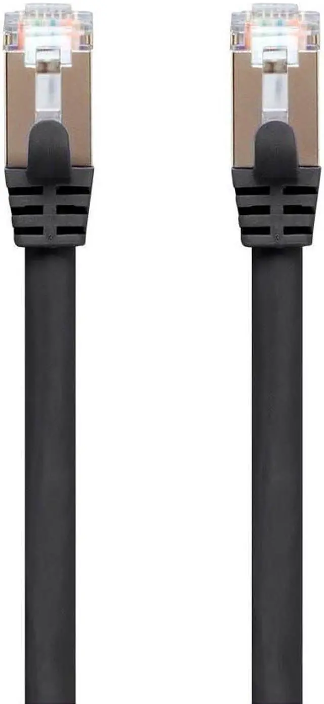 Alt view image 2 of 7 - Monoprice Cat7 Ethernet Network Patch Cable - 10 feet - Black | 26AWG, Shielded, (S/FTP) - Entegrade Series