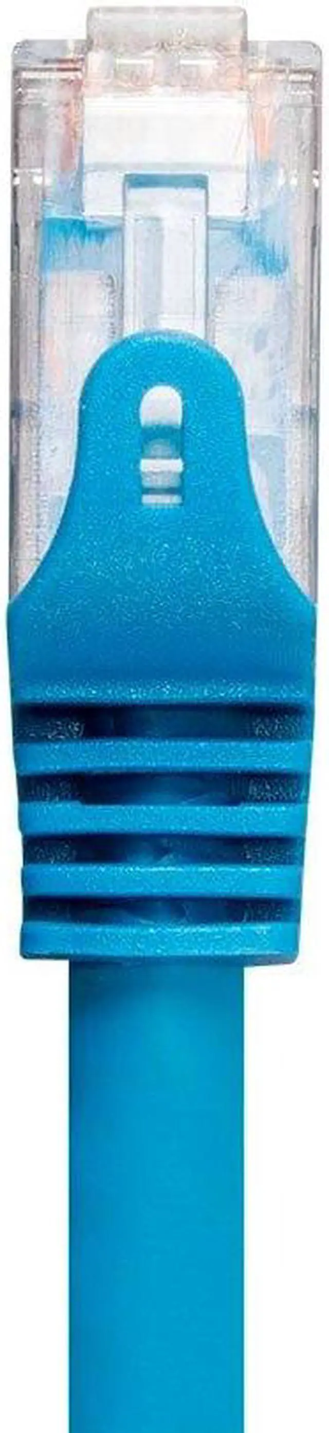 Alt view image 5 of 7 - Monoprice Cat6 Ethernet Patch Cable - 30 feet - Blue | Snagless, RJ45, 550Mhz, UTP, CMP, Plenum, Pure Bare Copper Wire, 23AWG - Entegrade Series