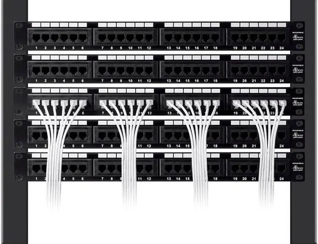 Alt view image 5 of 6 - Monoprice Cat6 Ethernet Patch Cable - 30 feet - Black | Snagless RJ45 Stranded 550MHz UTP CMR Riser Rated Pure Bare Copper Wire 28AWG - SlimRun Series