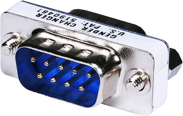 Main image of Monoprice DB9 Male/Male Mini Gender Changer