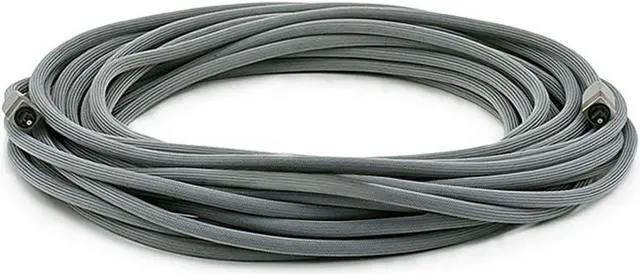 Main image of Monoprice Premium S/PDIF (Toslink) Digital Optical Audio Cable - Silver - 50 Feet | Heavy Duty Mesh Jacket, Metal Connector Heads, for Play Station, Xbox one, Home Theater & More Gray
