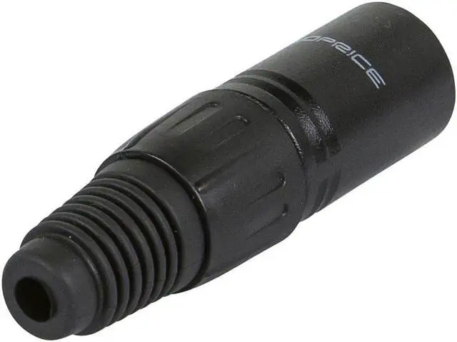 Monoprice 3-Pin Male DMX Connector - Black | Anodized