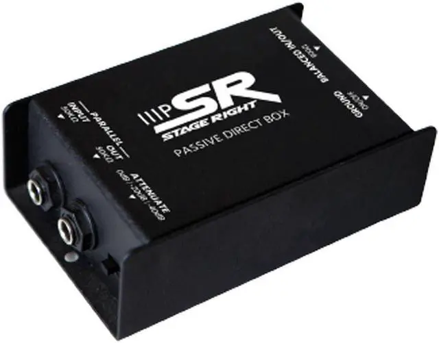 Alt view image 6 of 6 - Monoprice Sound Block Passive Direct Box with Ground Lift and Attenuator, Bidirectional Impedance Matching - Stage Right Series