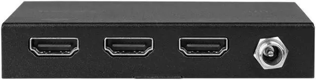 Alt view image 3 of 12 - Monoprice Blackbird 4K Pro 1x2 Ultra Slim HDMI Splitter -Black | 4K @ 60Hz, HDCP 2.2 Compliant, HDR, And EDI Detection