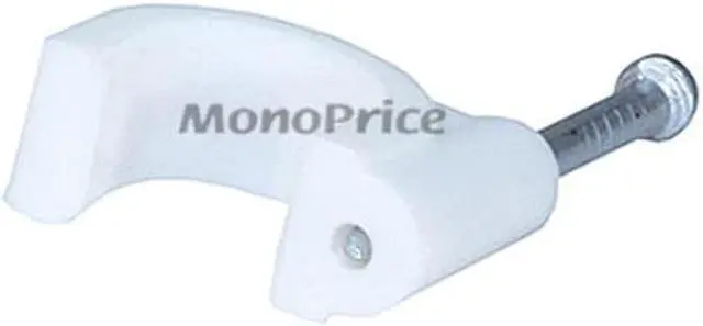 Alt view image 4 of 8 - Monoprice Circle Cable Clips with Steel Nail, 10mm, 100 pcs/pack