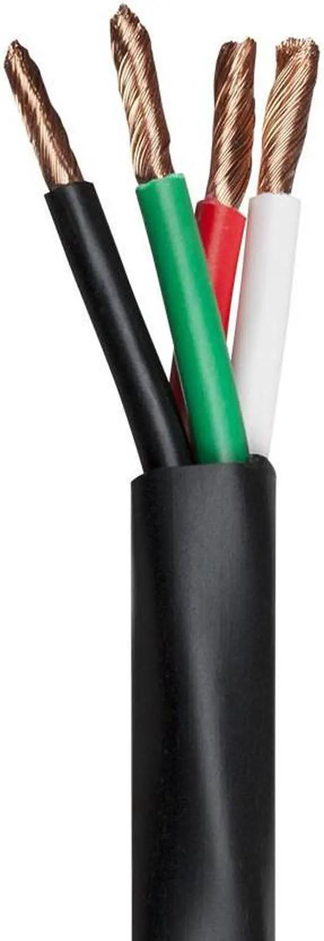 Main image of Monoprice Nimbus Series 12 Gauge AWG 4 Conductor CMP-Rated Speaker Wire / Cable - 250ft UL Plenum Rated, 100% Pure Bare Copper With Color Coded Conductors