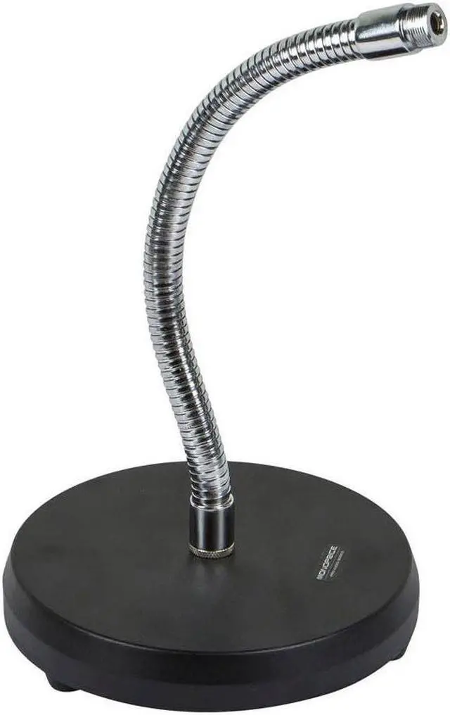 Alt view image 9 of 10 - Monoprice Desktop Microphone Stand with Gooseneck and Solid Base