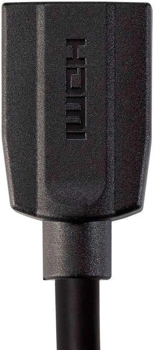 Alt view image 5 of 7 - Monoprice High Speed HDMI Extension Cable - 1 Feet - Black | 48Gbps, Ultra 8K, Dynamic HDR, eARC - DynamicView Series