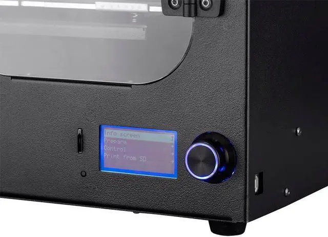 Alt view image 5 of 8 - Monoprice Maker Ultimate 2 3D Printer - with (200 x 150 x 150 mm) Heated and Removable Glass Built Plate, Auto Bed Leveling, Internal Lighting