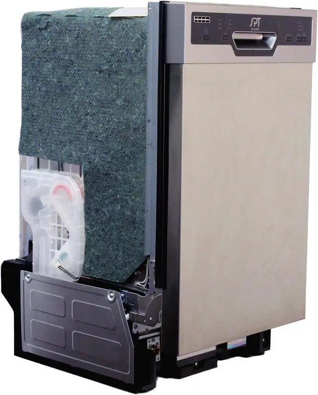 Alt view image 4 of 4 - Energy Star 18" Built-In Dishwasher w/Heated Drying - Stainless