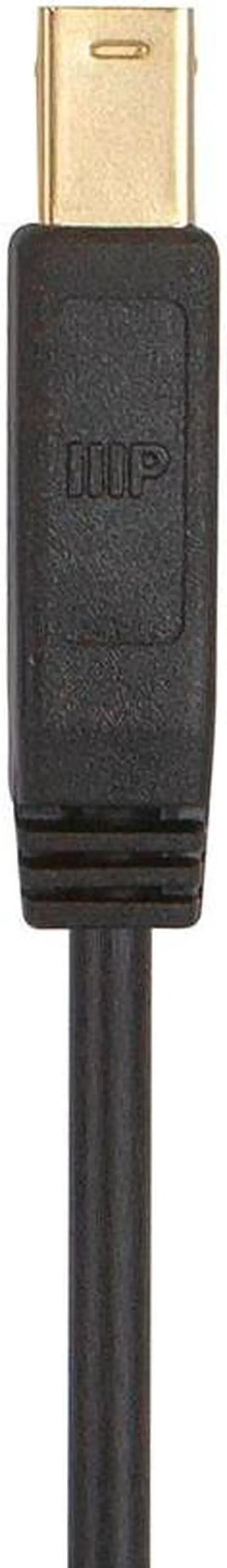 Alt view image 5 of 7 - Monoprice USB 3.0 Type-A to Type-B Cable - 6 Feet - Black, Compatible With Monitor, Scanner, Hard Disk Drive, USB Hub, Printers - Select Series