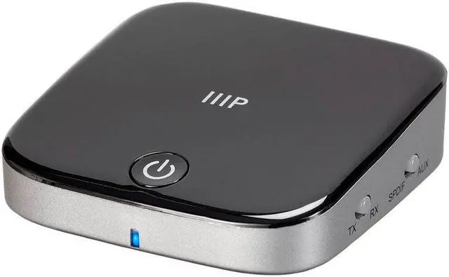 Main image of Monoprice Bluetooth 5 Transmitter & Receiver With aptX, aptX Low Latency, AAC, And SBC Codecs, Up To 15 Hours Of Audio Playback