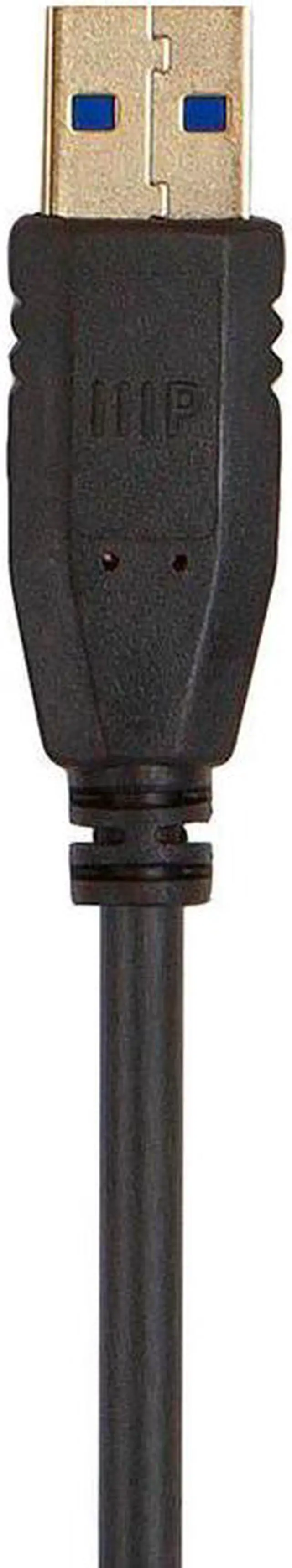 Alt view image 7 of 8 - Monoprice USB 3.0 Type-C to Type-A Cable - 6 Feet - Black | For Nintendo Switch, Samsung Galaxy S10 S9 S8 Note, Android Google Pixel - Select Series