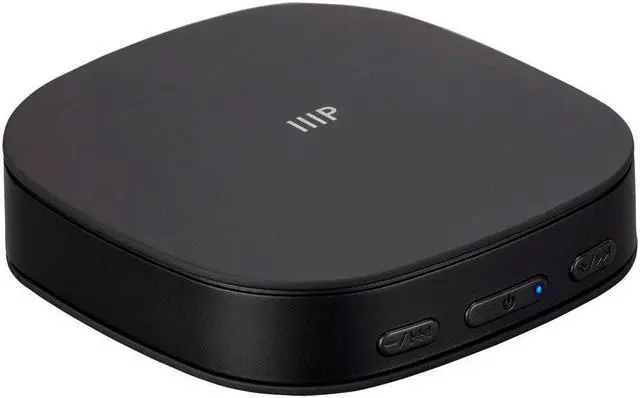 Alt view image 6 of 8 - Monoprice Premium Bluetooth 5 Transmitter & Receiver With aptx HD, aptX, aptX Low Latency, AAC, and SBC Codecs And Optical And Aux Inputs