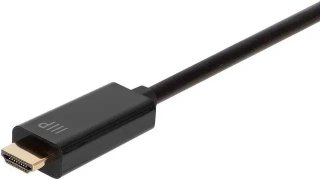 Alt view image 4 of 7 - Monoprice DisplayPort to HDTV Cable - 2 Meter - Black | 4K@60Hz - Select Series
