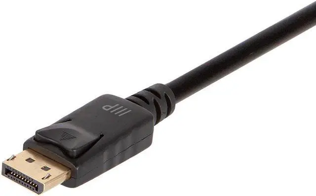 Alt view image 3 of 7 - Monoprice DisplayPort to HDTV Cable - 2 Meter - Black | 4K@60Hz - Select Series