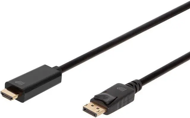 Alt view image 2 of 7 - Monoprice DisplayPort to HDTV Cable - 2 Meter - Black | 4K@60Hz - Select Series