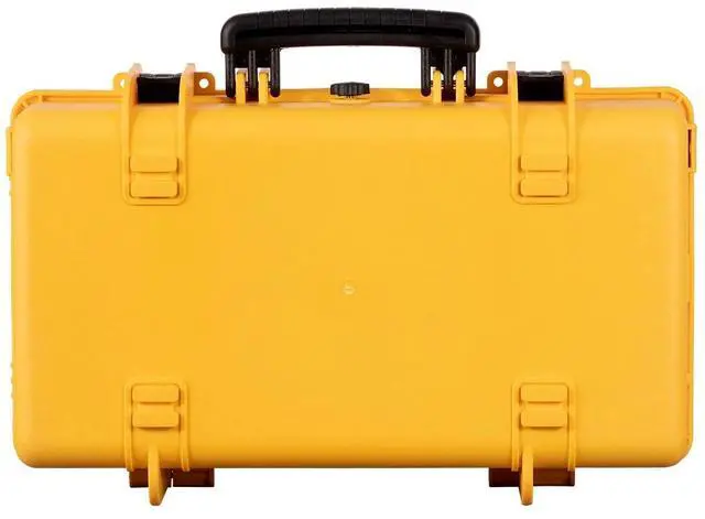 Alt view image 4 of 12 - Monoprice Weatherproof Hard Case - 22in x 14in x 8in, Yellow With Customizable Foam, Shockproof, IP67