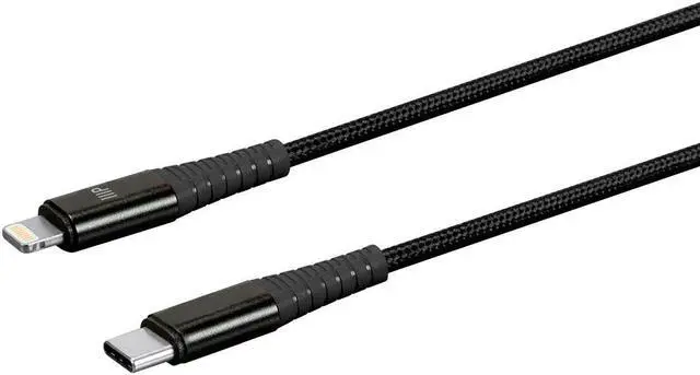 Alt view image 2 of 6 - Monoprice AtlasFlex Series Durable MFi Certified Lightning to USB Type-C Rapid Charge & Sync Kevlar-Reinforced Nyl