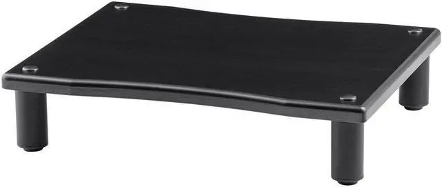Main image of Monoprice Monolith Amplifier/Component Stand XL - Black, Open Air Design, Scratch-Resistant, Hold Up to 200lbs. Perfect Way to Organize AV Components