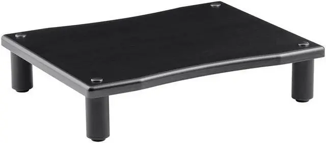 Alt view image 2 of 6 - Monoprice Monolith Amplifier/Component Stand XL - Black, Open Air Design, Scratch-Resistant, Hold Up to 200lbs. Perfect Way to Organize AV Components